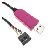 Modulo Pl2303 + Cabo Conversor Usb Para Ttl Rs232 