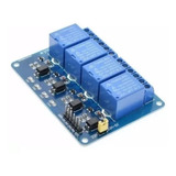 Módulo Relé 4 Canais 5v Com Opto Arduino, Pic, Raspberry Arm