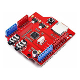 Módulo Shield Mp3 Player Vs1053 Tf Card Saída P2 Estéreo
