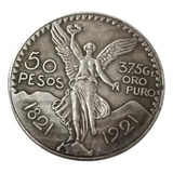 Moeda 50 Pesos Comemorativa 100 Anos Da Independência México