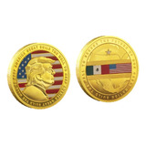 Moeda Donald Trump E O Muro Do México America Grande 2018