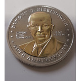 Moeda Medalha Fantasia Presidente Eisenhower Double Eagle 