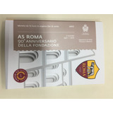 Moeda Prata 10 Euro 90 Anos Associação Esportiva Roma