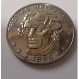 Moeda Usa Medalha Fantasia Double Eagle Presidente Jefferson