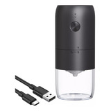 Moedor De Café Elétrico Portátil Moedor De Cafe E Grãos Usb Cor Preto 110v/220v