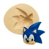 Molde De Silicone Rosto Do Sonic