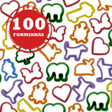 Molde Para Massinha Modelar/ Kit Com 100 Forminhas-promoção