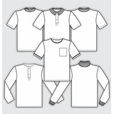 Moldes De Camisetas Clássicas (t-shirt) - M309