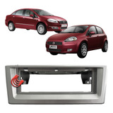 Moldura 1 Din Punto 2007 2008 2009 2010 2011 2012 Prata