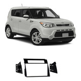 Moldura 2 Din Kia Soul 2012 Double Din Preto