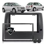 Moldura 2 Din Multimidia Dvd Mp5 Fiat Stilo 2003/ 2012 Preto