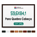 Moldura 59,6x84,1 Para Quebra Cabeça Grow Com Proteção Petg