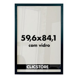 Moldura 59,6x84,1 Quebra Cabeça Grow Puzzle1500 Peças Vidro