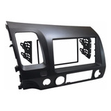 Moldura Central Multimidia Dvd 2 Din New Civic 2007 A 2011