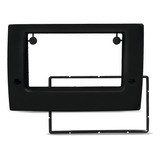 Moldura Do Painel 2 Din Fiat Stilo 2005 2006 Preto Fiamon