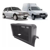 Moldura Dvd 2din Multimidia Mp5 Fiat Uno Mille Fiorino Cinza