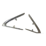 Moldura Friso Porta Escort Ghia Cromada Par Usado