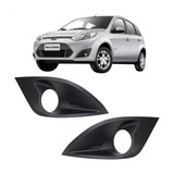 Moldura Grade Milha Fiesta 2010 2011 A 2013 2014 C/ Furo Par