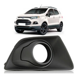 Moldura Milha Ecosport 2013 A 2017 Com Furo Cor Preta