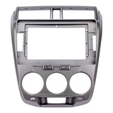 Moldura Multimidia Tela 10 Polegadas Honda City Ar Analogico