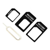 Moldura P/ Chip Adaptador 3 Em 1 Mini Micro Nano E Sim Card