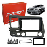 Moldura Painel 2 Din 7 E 9 Polegadas New Civic 2007 A 2011
