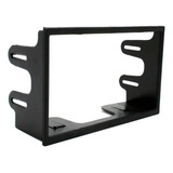 Moldura Painel 2din Golf Polo Bora Fox Fiesta Ecosport Tela Central Multimidia Dvd Mp5 Tv Som Expex Epx 190 Cor Preto