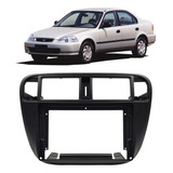 Moldura Painel 9 Pol 2din Civic 1998 1999 2000 Mp5 Dvd