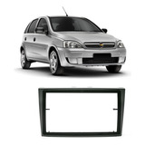 Moldura Painel Central 2 Din Mp5 Dvd Corsa 2002 À 2014 Meriva Montana Vectra Grafite Expex Epx130