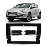 Moldura Painel Central 9 Polegadas Fiat Bravo 2011 À 2016 Preto Fosco Novum Expex Epx9ft014 Som