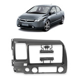 Moldura Painel Central 9 Polegadas Honda New Civic 2008 À 2011 Grafite Novum Expex Epx9ho013 Som