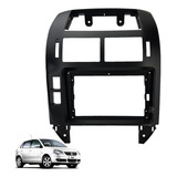 Moldura Painel Dvd 2 Din 9 Polegadas Vw Polo 2003 A 2014