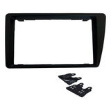 Moldura Painel Dvd 2 Din Honda Civic 2001 A 2006 Preto
