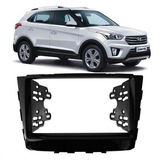 Moldura Painel Dvd Rádio 2din Hyundai Creta 2018 Black Piano