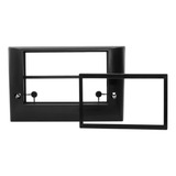 Moldura Painel Dvd Radio Porta Objeto 1din 2din Fiat Stilo
