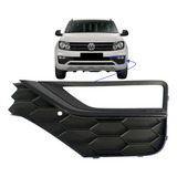 Moldura Parachoque Vw Amarok 2.0 2017 Á 2022 C/ Friso Preto
