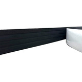 Moldura Porta Janela Eva Adesivo Lua 5cmx5mm Preto 5 Metros