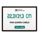 Moldura Quadro Quebra Cabeça 500 Peças 22,3x31,3 Cm Com Petg