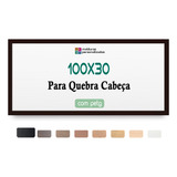 Moldura Quebra Cabeça Game Office Panorâmico 100x30 C/ Petg