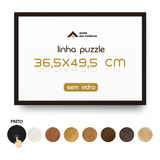 Moldura Quebra Cabeça Grow 500 Peças 36,5x49,5 Cm Sem Vidro