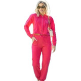 Moletinho Agasalho Cropped Capuz E Calça Jogger Melancia