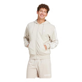 Moletinho Capuz Zíper Essentials Três Listras adidas