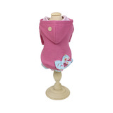 Moletom Com Saia Rosa Inverno Conforto Para Cães Pata Chic