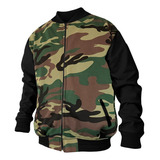Moletom Jaqueta Militar Camuflado Frio Masculino Unissex