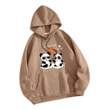 Moletom Leve Canguru Estilo Pra Seu Guarda-roupa Urso Panda