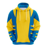Moletom Wolverine Uniforme Ucm Classico Amarelo Ref0665