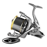 Molinete Pesca Lizard Ngk14000 Pesada Drag 25kg 4.8:1 Cor Cinza-claro Lado Da Manivela Direito/esquerdo