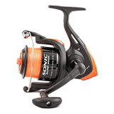 Molinete Trabucco Sonic Surf 6500 Cor Preto Com Laranja
