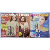 Mon Tricot 4 Revistas Ed. 8/53/63/96 Tricô Crochê Bordado