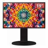 Monitor 18,5 /19 Widescreen Led Base Ajustável Vga Dvi